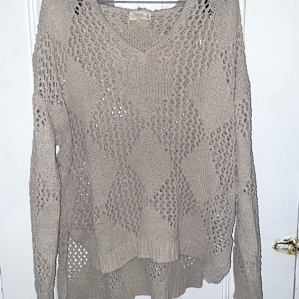Women's V-Neck Knit Sweater